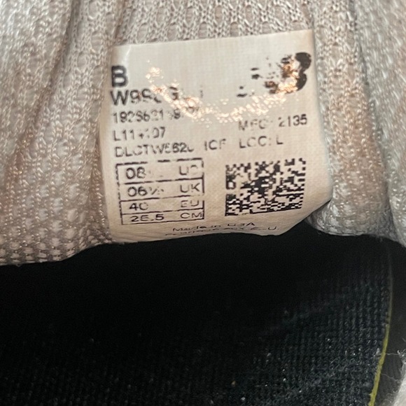 New Balance 990v5 Womens size 8.5 Gray Suede Mesh Running‎ Comfort Shoes - Picture 5 of 9